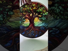 Ausgeglichener Art Glass